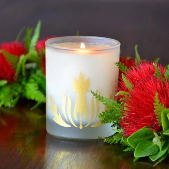 Malie Maile Lei Koke’e Soy Hawaiian aromatherapy Candle & Body Cream 2pc set - Picture 3 of 13